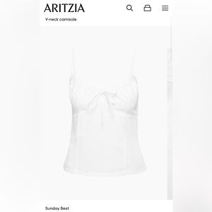 Aritzia Delphine Poplin Camisole